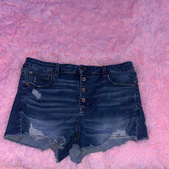 American Eagle high waisted jean shorts - Picture 1 of 6